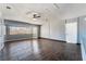 Bright living room featuring hardwood floors, neutral paint, and natural light at 5111 Rudy Ln, Las Vegas, NV 89120