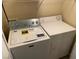 Convenient laundry area with modern washing machine and dryer at 5710 E Tropicana Ave # 2047, Las Vegas, NV 89122