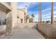 Condo patio area with privacy walls at 6250 W Flamingo Rd # 7, Las Vegas, NV 89103