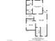 Detailed second-floor plan with bedrooms, bathrooms, walk-in closet, laundry and office areas with dimensions at 8235 Misty Sage St, Las Vegas, NV 89139