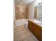 Bathroom with tile floor, a tub, and vanity at 8255 Las Vegas Blvd # 415, Las Vegas, NV 89123