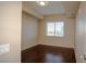 Bedroom with hardwood floors and natural light at 8255 Las Vegas Blvd # 415, Las Vegas, NV 89123