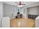 Bonus room bathed in natural light, featuring a desk and ample storage at 9151 Mount Wilson St, Las Vegas, NV 89113