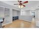 Bonus room featuring hardwood floors, recessed lighting, and natural light from windows at 9151 Mount Wilson St, Las Vegas, NV 89113