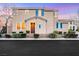 Charming two-story home with blue shutters and a well-maintained front lawn at 9151 Mount Wilson St, Las Vegas, NV 89113