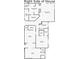 Detailed floor plan showing the right side of the house, including the primary bedroom suite and the secondary bedrooms at , Las Vegas, NV 89149