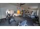Spacious gym with treadmills, bikes, and weight training equipment at 220 Mission Catalina Ln # 202, Las Vegas, NV 89107