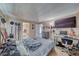 Spacious main bedroom with ample natural light and access to an ensuite bathroom at 3581 W Dyer Rd, Pahrump, NV 89048