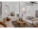 Spacious living area with high ceilings and an open floor plan at 4961 Tierra Del Sol Dr, Las Vegas, NV 89113