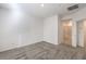 Spacious bedroom featuring plush carpet and ensuite bathroom with glass shower at 600 N Carriage Hill Dr # 1143, Las Vegas, NV 89138