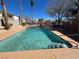 Community pool featuring clear, cool water, offering a refreshing oasis for residents at 6104 Hillside Bloom Ct # 201, Las Vegas, NV 89130