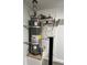 A close up of the home's efficient water heater system at 6104 Hillside Bloom Ct # 201, Las Vegas, NV 89130