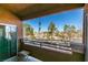 Enjoy the outdoor view from this cozy balcony, offering a tranquil space to relax and unwind outdoors at 7700 Constanso Ave # 204, Las Vegas, NV 89128