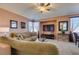 Comfortable living room with neutral tones, plush seating, and natural light creating a cozy atmosphere at 7700 Constanso Ave # 204, Las Vegas, NV 89128