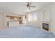Bright living room adjacent to a modern kitchen with an open floor plan at 774 Wigan Pier Dr, Henderson, NV 89002