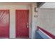 Close-up of unit entrance featuring a decorative security door and unit number at 8600 W Charleston Blvd # 2108, Las Vegas, NV 89117
