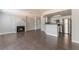 Spacious living room with a fireplace and kitchen bar at 8600 W Charleston Blvd # 2108, Las Vegas, NV 89117