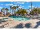 Beautiful community pool with a hot tub and comfortable lounge chairs at 8600 W Charleston Blvd # 2108, Las Vegas, NV 89117