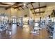 Large workout room provides residents with modern exercise equipment and a spacious training area at 1223 Casa Palermo Cir, Henderson, NV 89011