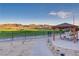 Neighborhood outdoor picnic area with mountain views provides an open air gathering place at 1223 Casa Palermo Cir, Henderson, NV 89011