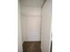 This is a view of the closet with carpet and wire shelving at 2050 N Los Feliz St # 176, Las Vegas, NV 89156