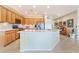 Spacious kitchen featuring wood cabinets and ample counter space at 2633 Flare Star Dr, Henderson, NV 89044