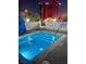 Inviting hot tub offers a relaxing experience with stunning views of the illuminated city skyline at 2700 Las Vegas Blvd # 4002, Las Vegas, NV 89109