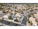 Panoramic aerial view of a residential neighborhood with well-maintained homes at 271 Francisco St, Henderson, NV 89014