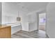 Upstairs hallway with wood floors and modern lighting at 271 Francisco St, Henderson, NV 89014