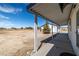 View of the porch of the house at 3420 Malibou Ave, Pahrump, NV 89048