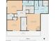 Second floor layout with bedrooms, Jack & Jill bathroom, ensuite and balcony at 5102 Tennis Ct, Las Vegas, NV 89120