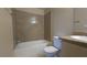 Bathroom featuring a shower and tub combination with a modern vanity at 8000 W Badura Ave # 1019, Las Vegas, NV 89113