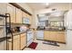 Contemporary kitchen with abundant cabinetry and appliances at 8000 W Badura Ave # 1019, Las Vegas, NV 89113