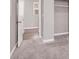 Carpeted bedroom features a closet with white trim at 9330 Brookmont Ave, Las Vegas, NV 89149