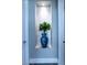 Stylish entryway niche with decorative tree in a blue vase at 10605 Harvest Green Way, Las Vegas, NV 89135