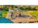 Colorful playground with slides, climbing structures, and shade sails for safe, sunny, outdoor fun at 11158 Antonine Wall Ct, Las Vegas, NV 89141