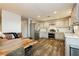 Bright kitchen with stainless steel appliances and modern cabinets at 200 E Desert Rose Dr, Henderson, NV 89015