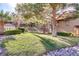 Landscaped common area with mature trees and grassy lawn offering shade and scenery at 231 W Horizon Ridge Pkwy # 2413, Henderson, NV 89012