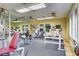 Spacious fitness center with various exercise machines and mirrored wall at 231 W Horizon Ridge Pkwy # 2413, Henderson, NV 89012