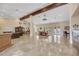 A bright and spacious clubhouse with ample seating, dining areas, and large windows for natural light at 231 W Horizon Ridge Pkwy # 527, Henderson, NV 89012