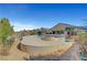 Beautiful backyard swimming pool and landscaping, creating a private oasis perfect for relaxation and enjoyment at 2520 Eclipsing Stars Dr, Henderson, NV 89044