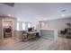 Upstairs landing with laundry area, desk and open space for flexible living at 3066 Casarano Ct, Henderson, NV 89044