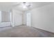 Neutral bedroom with carpet flooring and a ceiling fan at 4451 Tomer Ln, Las Vegas, NV 89121