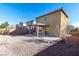 View of backyard, with covered patio at 6430 Jackrabbit Run Ave, Las Vegas, NV 89122