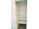 Pantry with white shelves, perfect for organized storage solutions at 7808 Wavering Pine Dr, Las Vegas, NV 89143