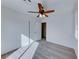 Bedroom with ceiling fan, neutral carpet, a closet and a window at 840 Sheerwater Ave, Henderson, NV 89052