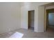 Bedroom with closet, neutral walls and plush carpet at 9001 Marble Dr, Las Vegas, NV 89134