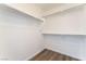 Walk-in closet with shelving units installed at 9124 Palatial Palette Ct, Las Vegas, NV 89149