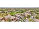 Expansive aerial view of luxury homes and a golf course in a well-developed residential area at 2690 Grassy Spring Pl, Las Vegas, NV 89135