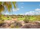 Scenic view of a lush golf course with well-maintained greens and distant houses under a bright, sunny sky at 2690 Grassy Spring Pl, Las Vegas, NV 89135